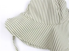 Lil Atelier dried sage stribet badehat UPF 50+